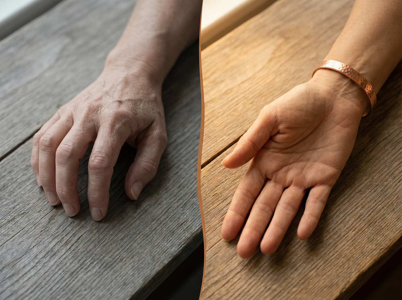 Copper for stiff wrists and aching fingers