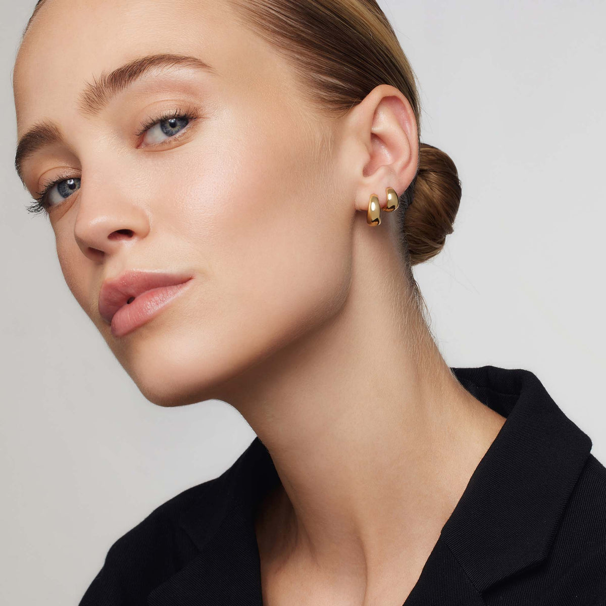 Rue Mini Hoops | Gold 18k