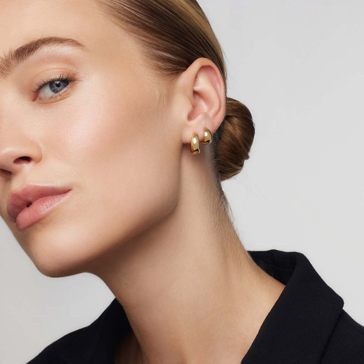 Rue Mini Hoops | Gold 18k