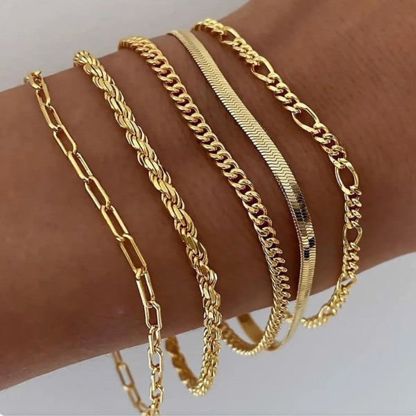 Ellis Layered Bracelet Set