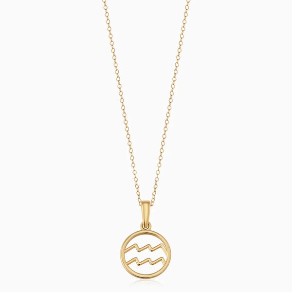 Zodiac sign necklace | Gold 18k