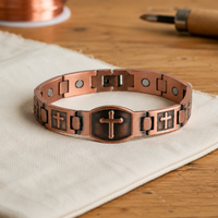 Cross Copper Bracelet