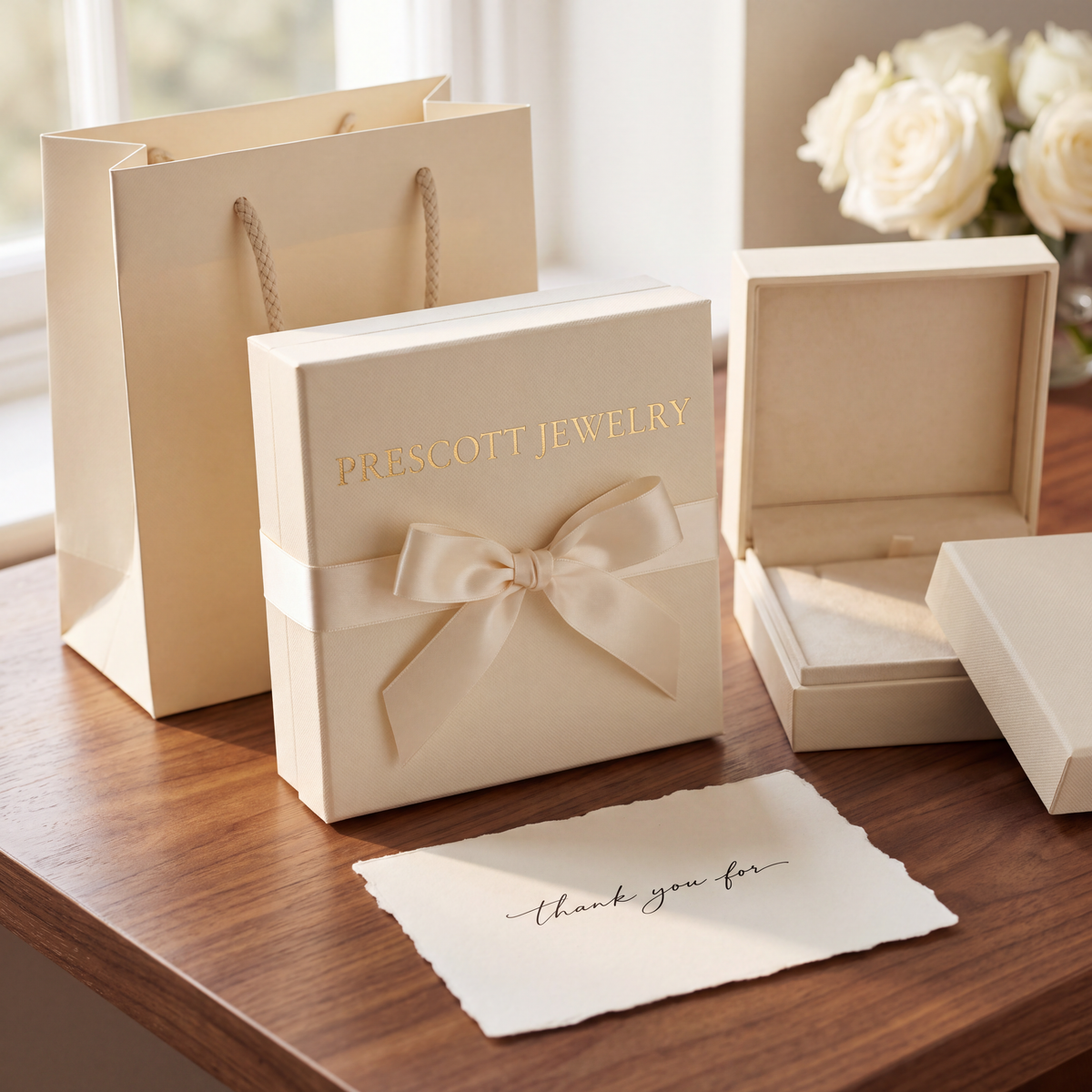 Adriana Lysandre Jewelry Set | White Gold