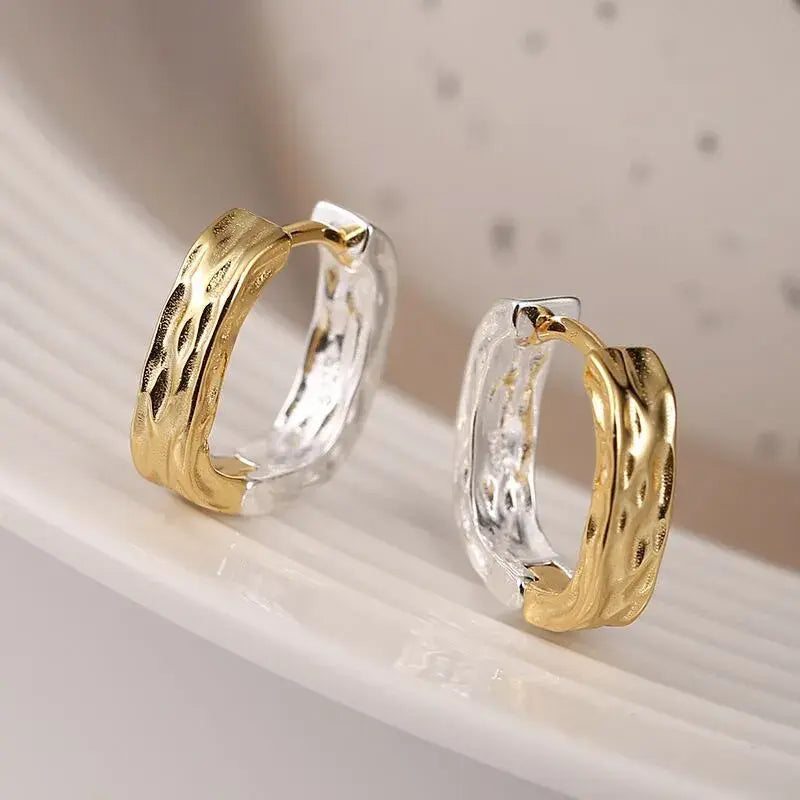 Elegant Earrings in Gold and Silver