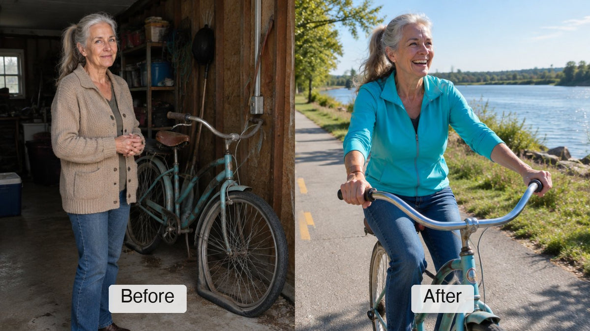 Ruth A., Albuquerque, New Mexico: before and after