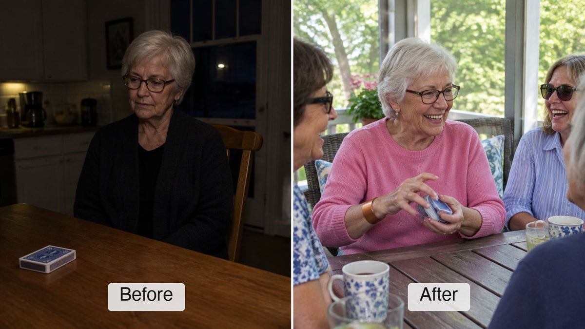 Marge T., 74, Lancaster, Pennsylvania: before and after