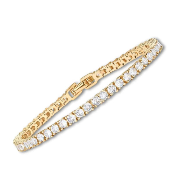 Tennis Gold Bracelet